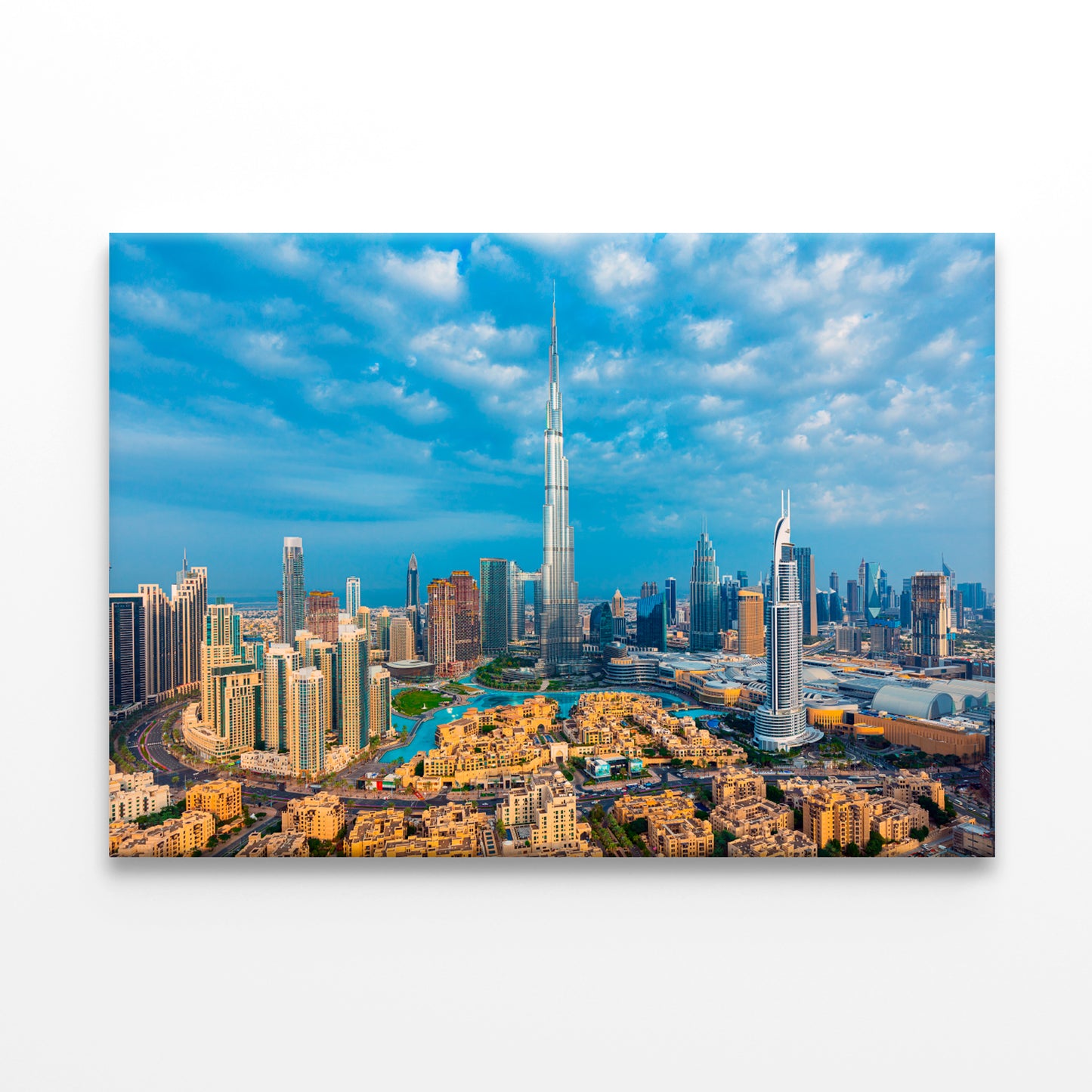 Sunrise View Dubai City Skyline Wall Art Decor 100% Australian Made - Bella Home Decor