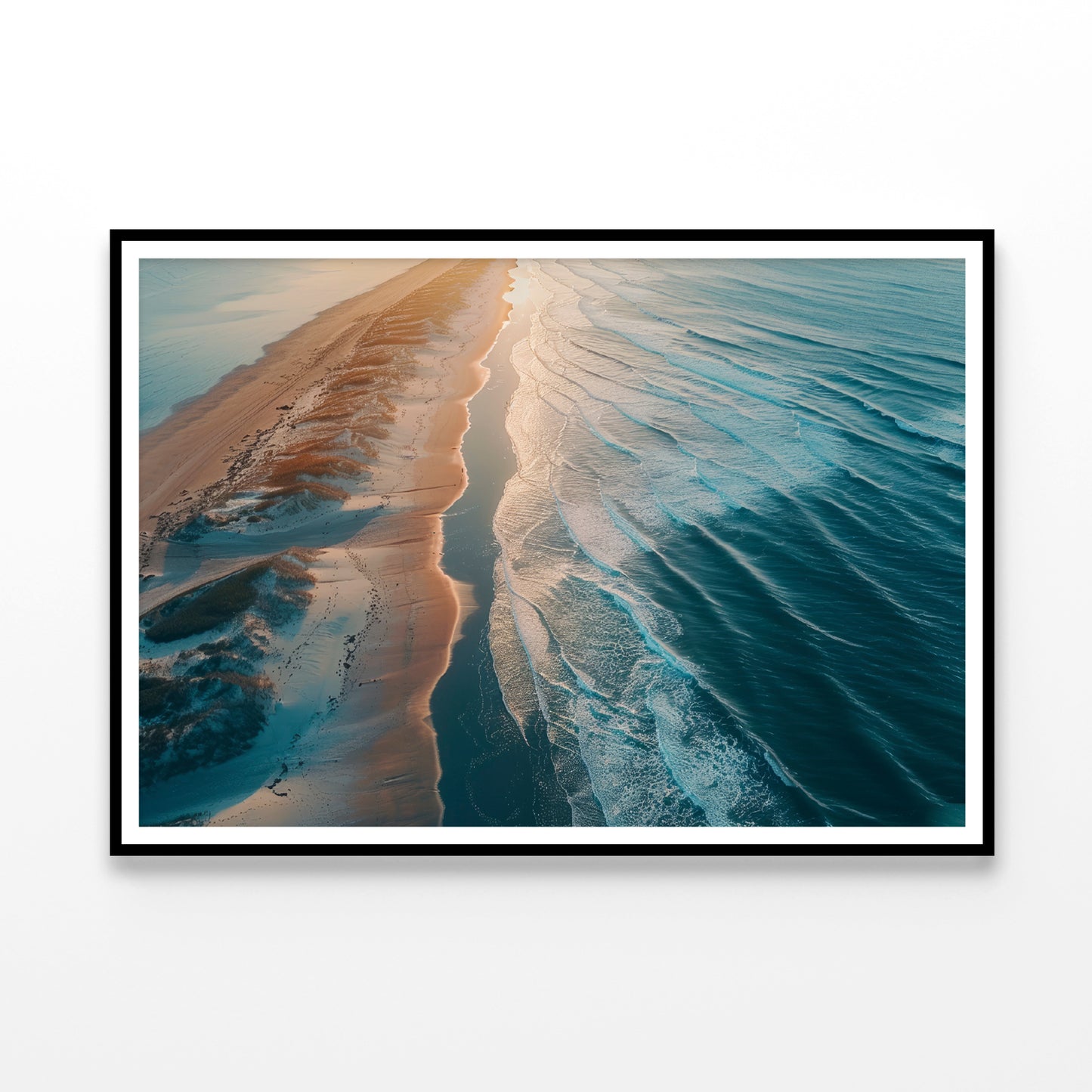 Beach at Sunset View Home Decor Premium Quality Poster Print Choose Your Sizes - Bella Home Decor
