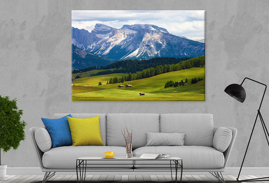Dolomite Alps Mountain View Wall Art Decor 100% Australian Made