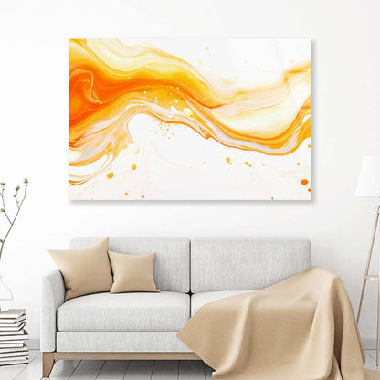 Colorful Gold & Grunge Acrylic Glass Print Tempered Glass Wall Art 100% Made in Australia Ready to Hang