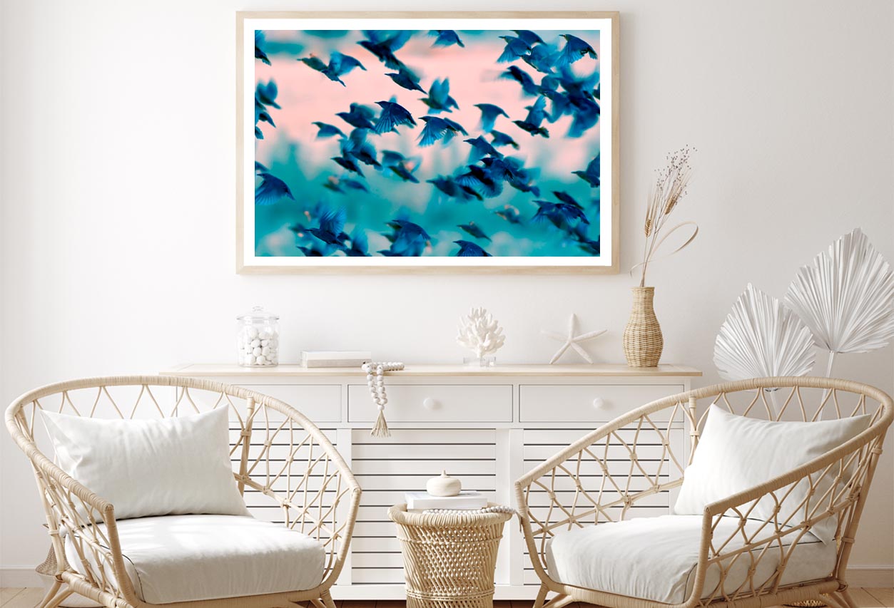 Birds Soaring Through the Sky Home Decor Premium Quality Poster Print Choose Your Sizes