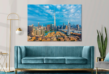 Sunrise View Dubai City Skyline Wall Art Decor 100% Australian Made - Bella Home Decor