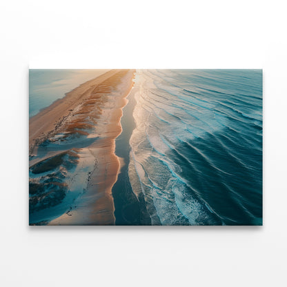 Beach at Sunset View Print 100% Australian Made - Bella Home Decor