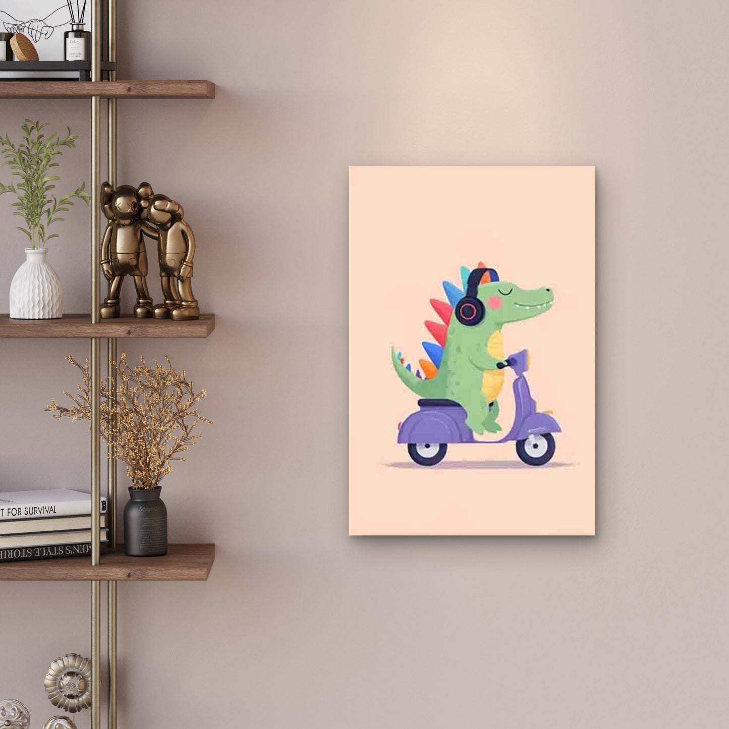 Featuring Retro Diner Date Delight 60x90cm Metal Print Ready to Hang
