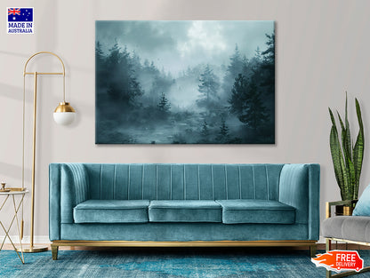 Skyline Of Kobe Near the Lake Print 100% Australian Made - Bella Home Decor