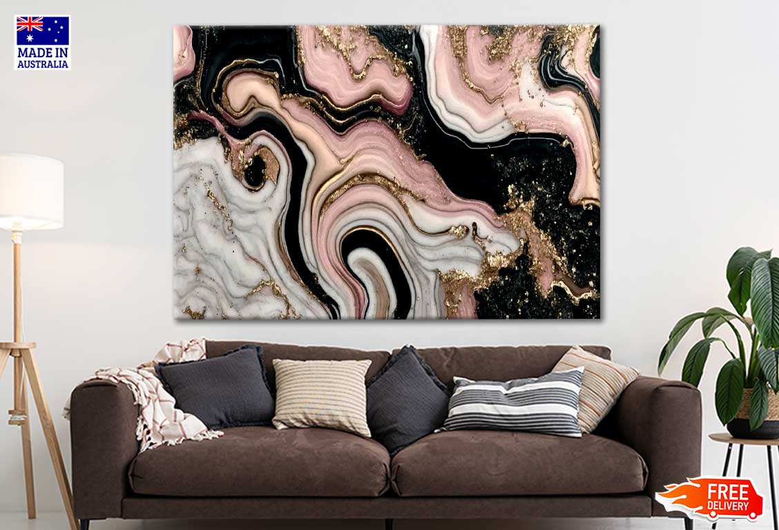 Abstract Fluid Art Painting Print 100% Australian Made