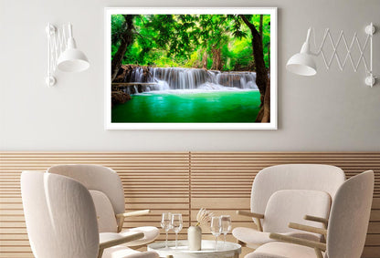 Thailand Waterfall In Kanjanaburi Home Decor Premium Quality Poster Print Choose Your Sizes