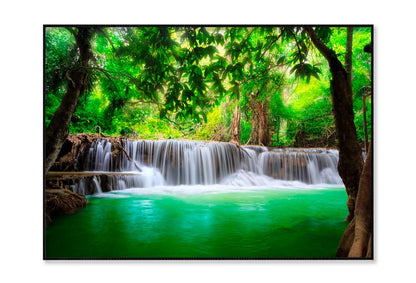 Thailand Waterfall In Kanjanaburi Home Decor Premium Quality Poster Print Choose Your Sizes