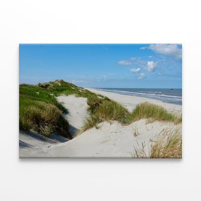 Beach Dunes on Ameland Island Wall Art Decor 100% Australian Made