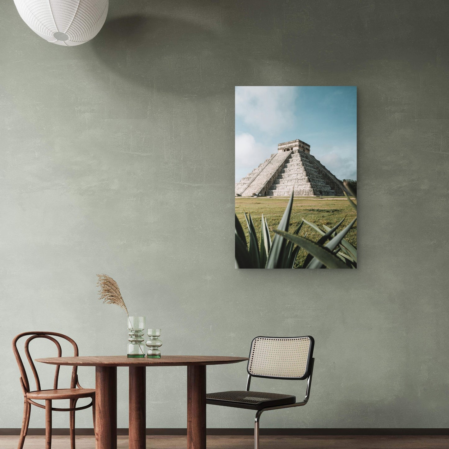 Chichen Itza In Mexico 60x90cm Metal Print Ready to Hang