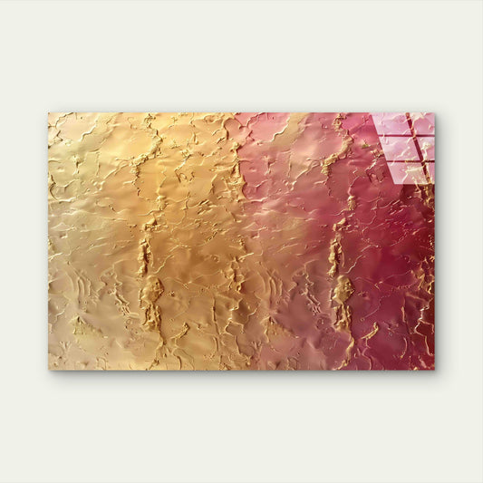 Abstract Thick Textured Tempered Glass Printing Wall Art Australian Made Quality