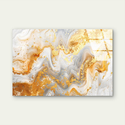 Luxury Gold Marble Abstract  Acrylic   Printing Wall Art Australian Made Quality