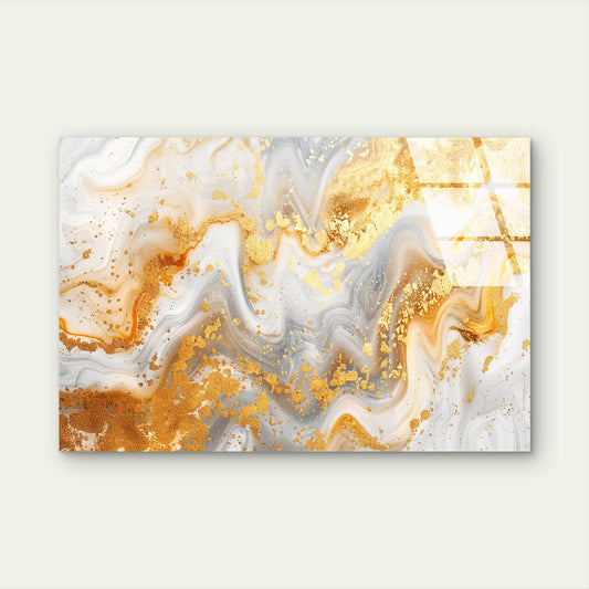 Luxury Gold Marble Abstract Acrylic Printing Wall Art Australian Made Quality