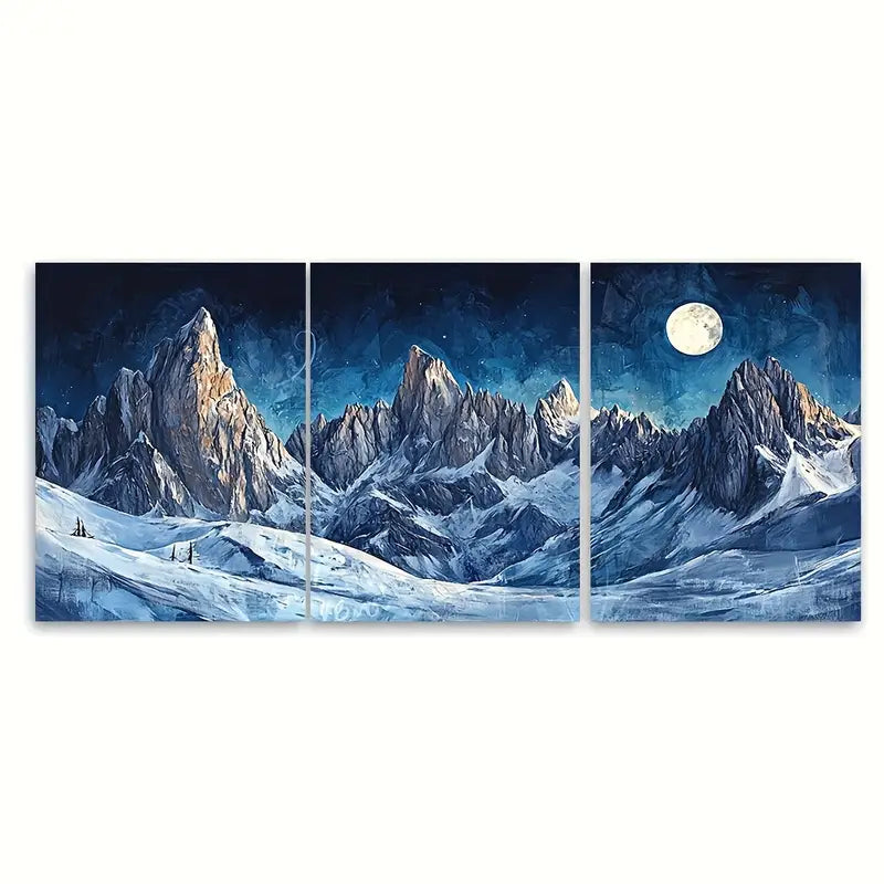 3pcs Dolomites Italian Alps Travel Wall Art Set Canvas Framed 40x60cm - High Quality Print 100% Australian Made Wall Canvas Ready to Hang - Bella Home Decor