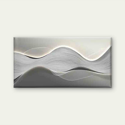 Neutral Color Abstract Wall Art Canvas Office Home Roo Framed 120x60cm - Bella Home Decor
