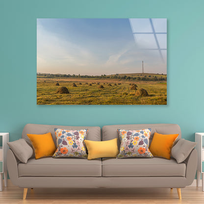 Autumn Grassland Beautiful Scenery in China Acrylic Glass Print Tempered Glass Wall Art 100% Made in Australia Ready to Hang