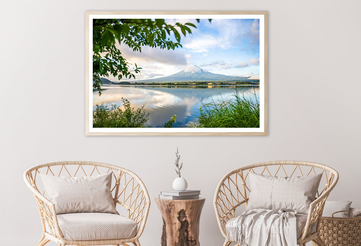Mount Fuji and Lake Kawaguchi Home Decor Premium Quality Poster Print Choose Your Sizes - Bella Home Decor