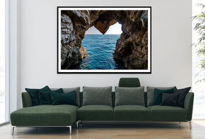 Sea Cave with Water View Home Decor Premium Quality Poster Print Choose Your Sizes - Bella Home Decor