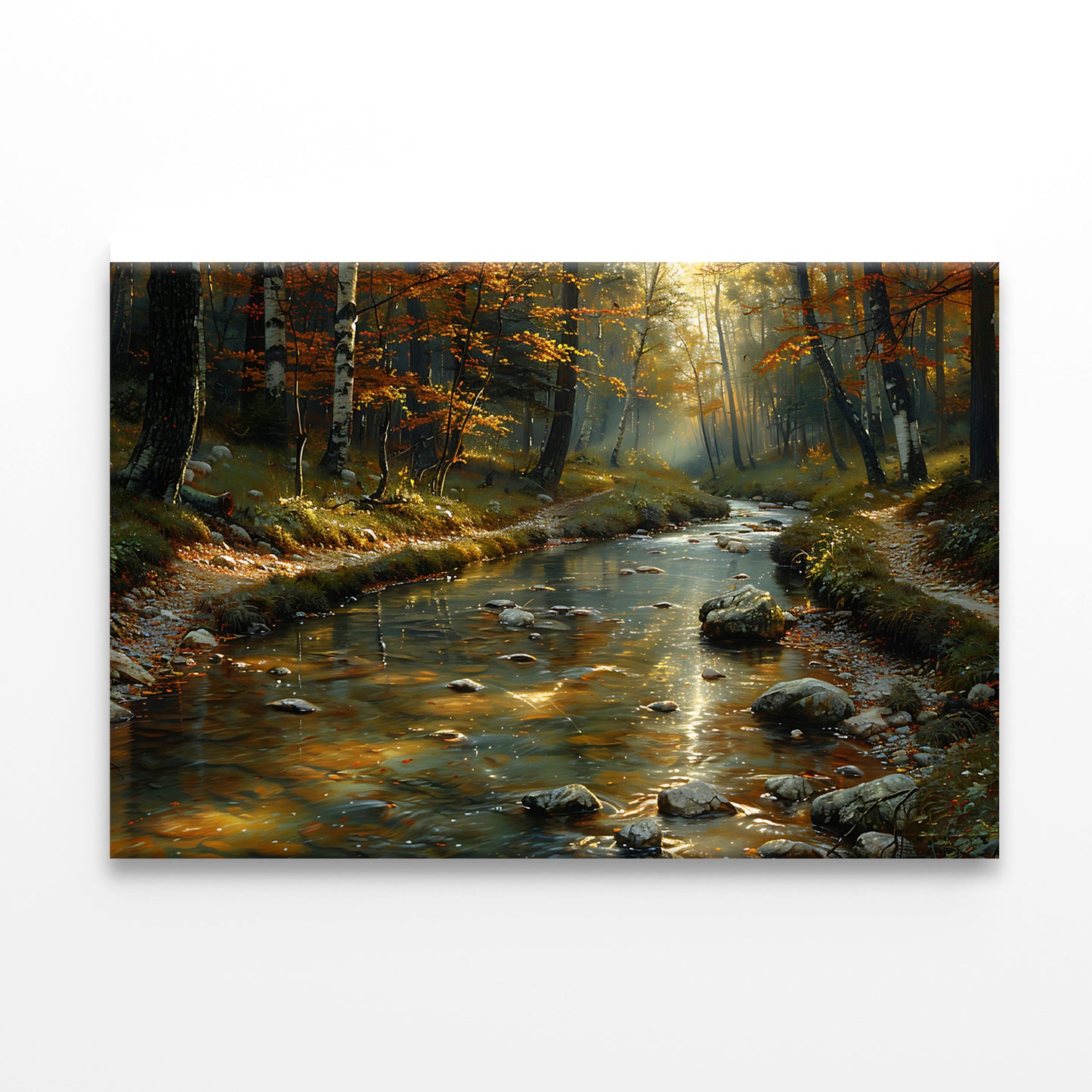View of autumn in The Forest Print 100% Australian Made - Bella Home Decor
