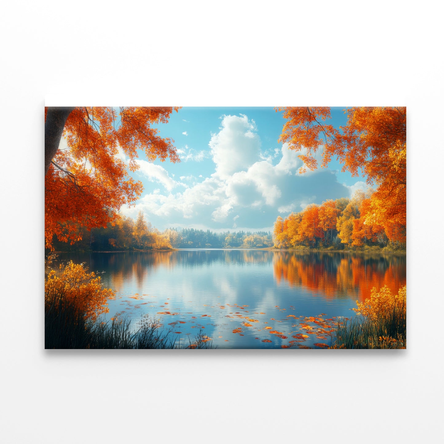Autumn, Lake & Trees Print 100% Australian Made - Bella Home Decor