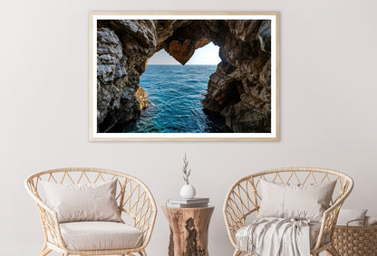 Sea Cave with Water View Home Decor Premium Quality Poster Print Choose Your Sizes - Bella Home Decor