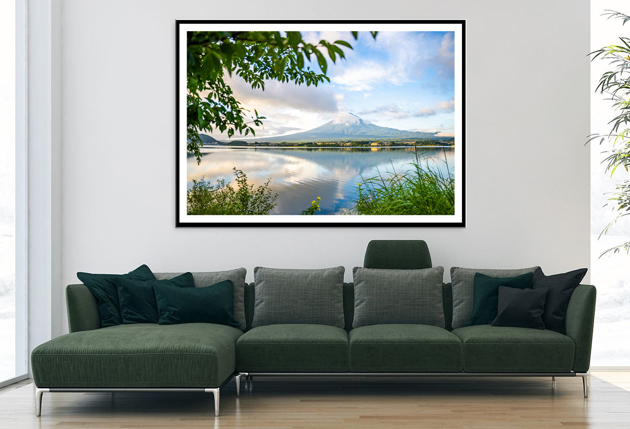 Mount Fuji and Lake Kawaguchi Home Decor Premium Quality Poster Print Choose Your Sizes - Bella Home Decor