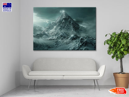 View of Large Wave Crashing Print 100% Australian Made - Bella Home Decor