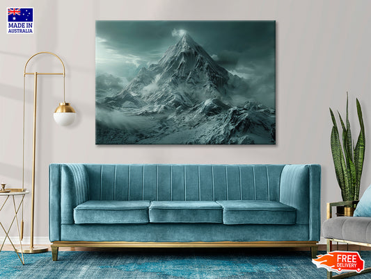 View of Large Wave Crashing Print 100% Australian Made - Bella Home Decor