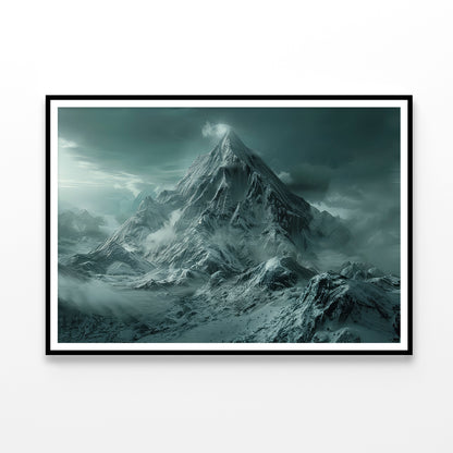 View of Large Wave Crashing Home Decor Premium Quality Poster Print Choose Your Sizes - Bella Home Decor