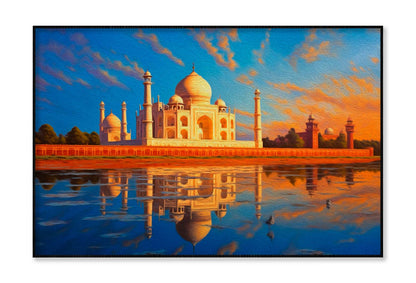 Taj Mahal & Sky View Wall Art Limited Edition High Quality Print