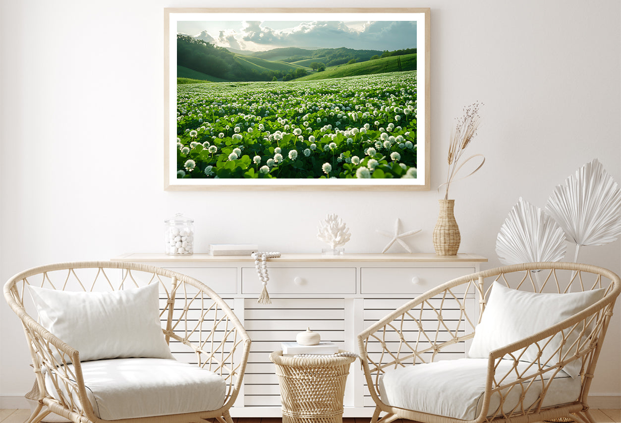 Field Of Dandelions View Home Decor Premium Quality Poster Print Choose Your Sizes