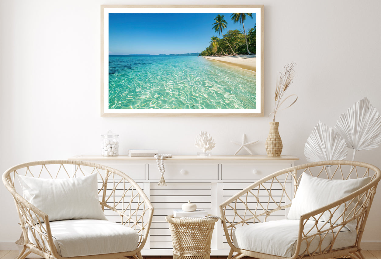 Beach & Palm Trees Home Decor Premium Quality Poster Print Choose Your Sizes - Bella Home Decor