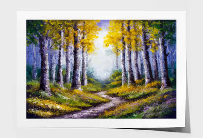 Colorful Autumn Forest Wall Art Limited Edition High Quality Print