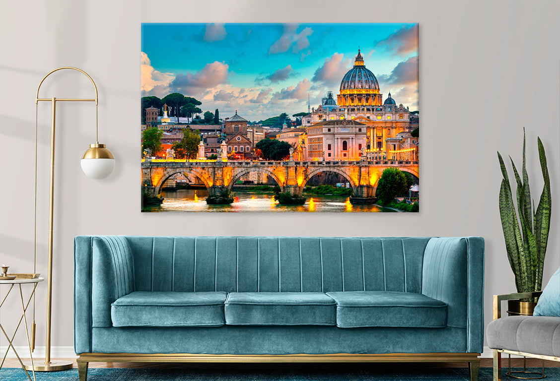 St. Peter's Basilica, Rome, Italy Wall Art Decor 100% Australian Made - Bella Home Decor