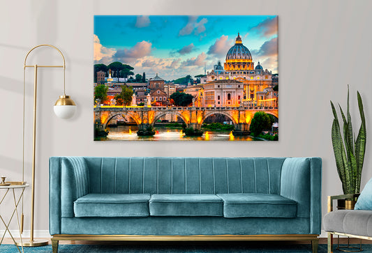 St. Peter's Basilica, Rome, Italy Wall Art Decor 100% Australian Made - Bella Home Decor