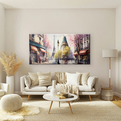 Modern Paris Eiffel Tower City Wall Art Canvas Office Home Room Framed 120x60cm
