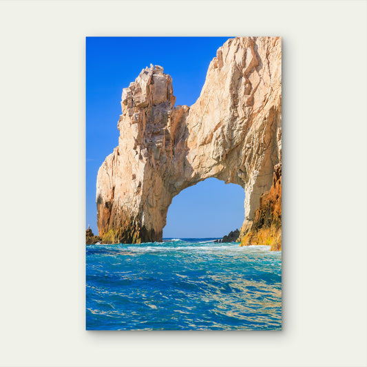Arch of Cabo San Lucas Mexico Rock El Arco 40x60cm Metal Print Ready to Hang