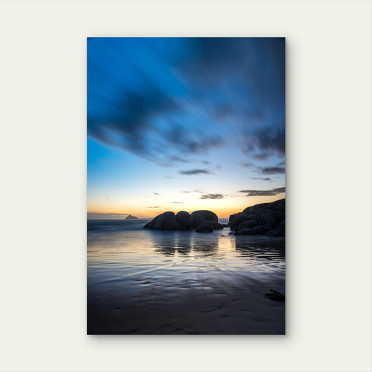 Wilsons Promontory Coastal Rock Seascape 40x60cm Metal Print Ready to Hang