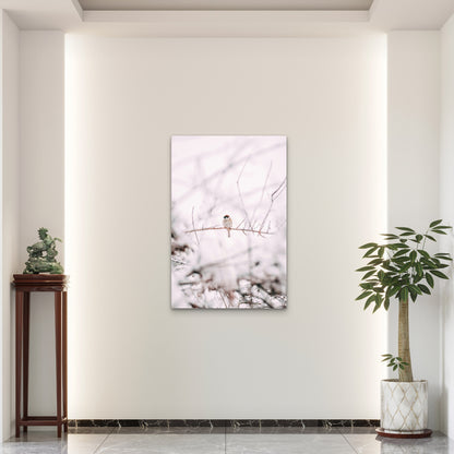 Eurasian Tree Sparrow On Tree Branch 40x60cm Metal Print Ready to Hang