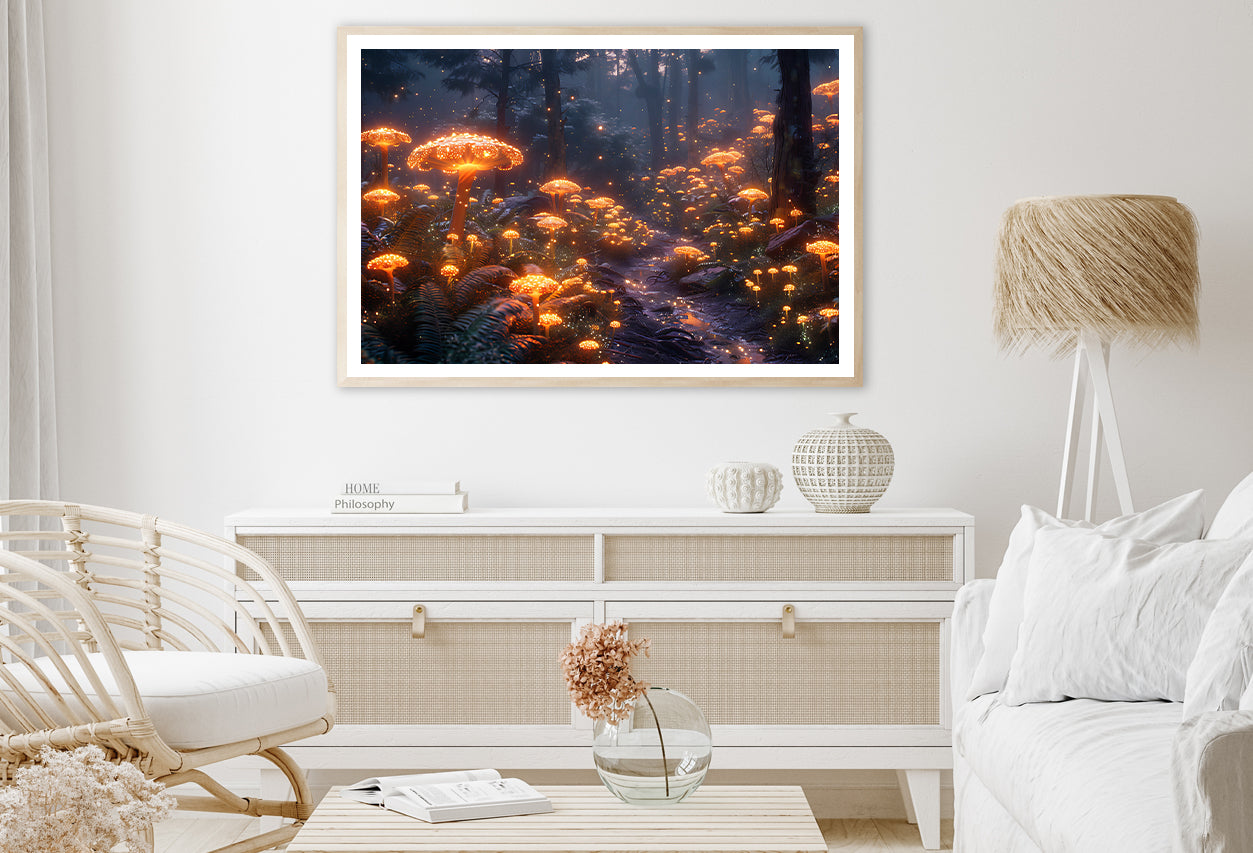 Group of Fireworks Exploding In the Night Sky Home Decor Premium Quality Poster Print Choose Your Sizes