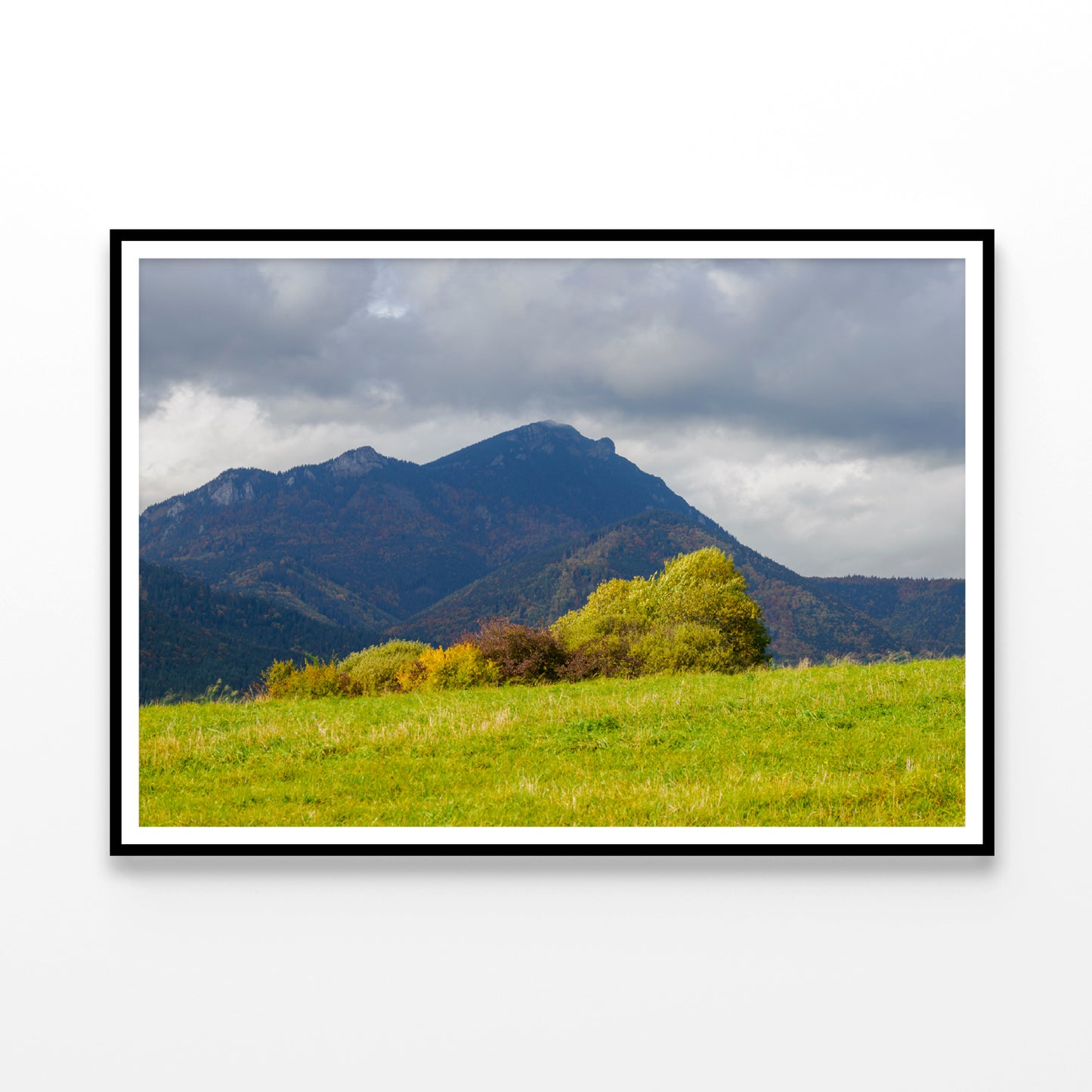 Green Mountains with Storm Clouds Home Decor Premium Quality Poster Print Choose Your Sizes - Bella Home Decor