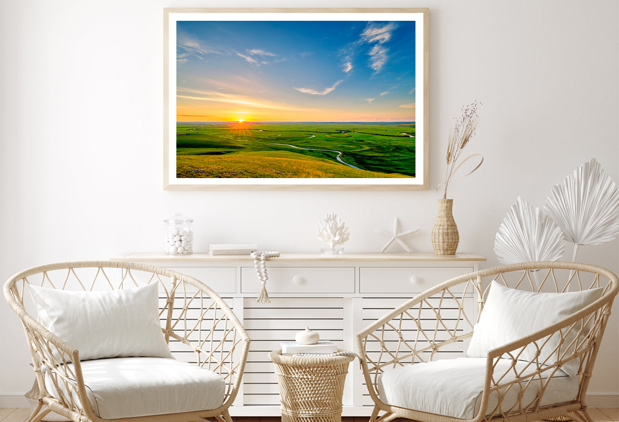 The Summer Grassland of China Home Decor Premium Quality Poster Print Choose Your Sizes