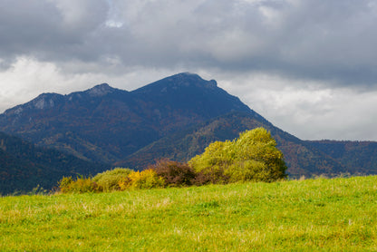 Green Mountains with Storm Clouds Home Decor Premium Quality Poster Print Choose Your Sizes - Bella Home Decor