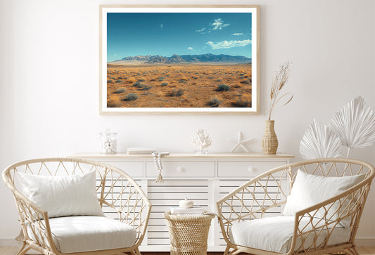 Mountains and Blue Sky View Home Decor Premium Quality Poster Print Choose Your Sizes