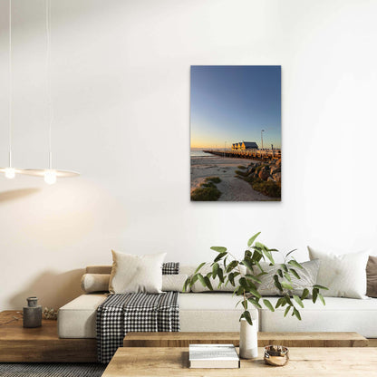 Photograph of the Busselton Jetty at Sunset 40x60cm Metal Print Ready to Hang
