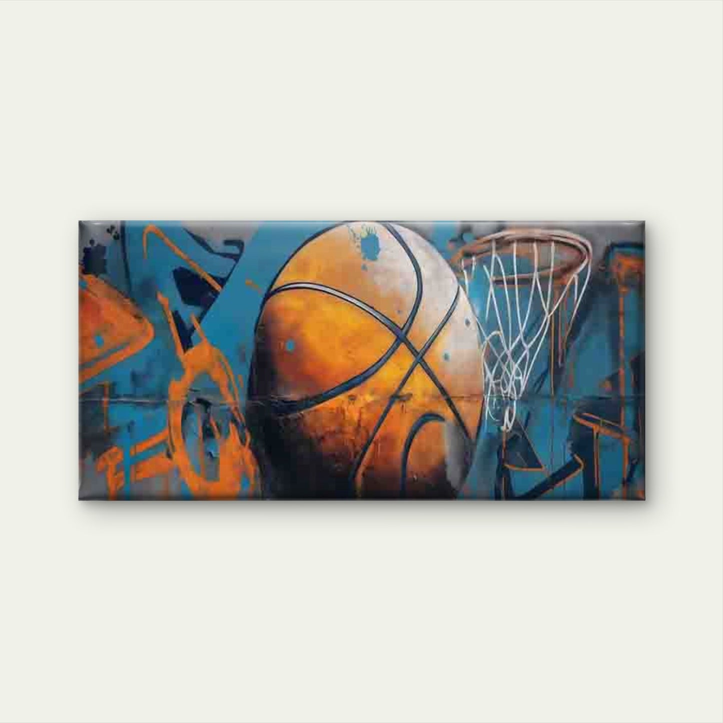 Textured Abstract Painting Wall Art Canvas Office Home Room Framed 120x60cm - Bella Home Decor