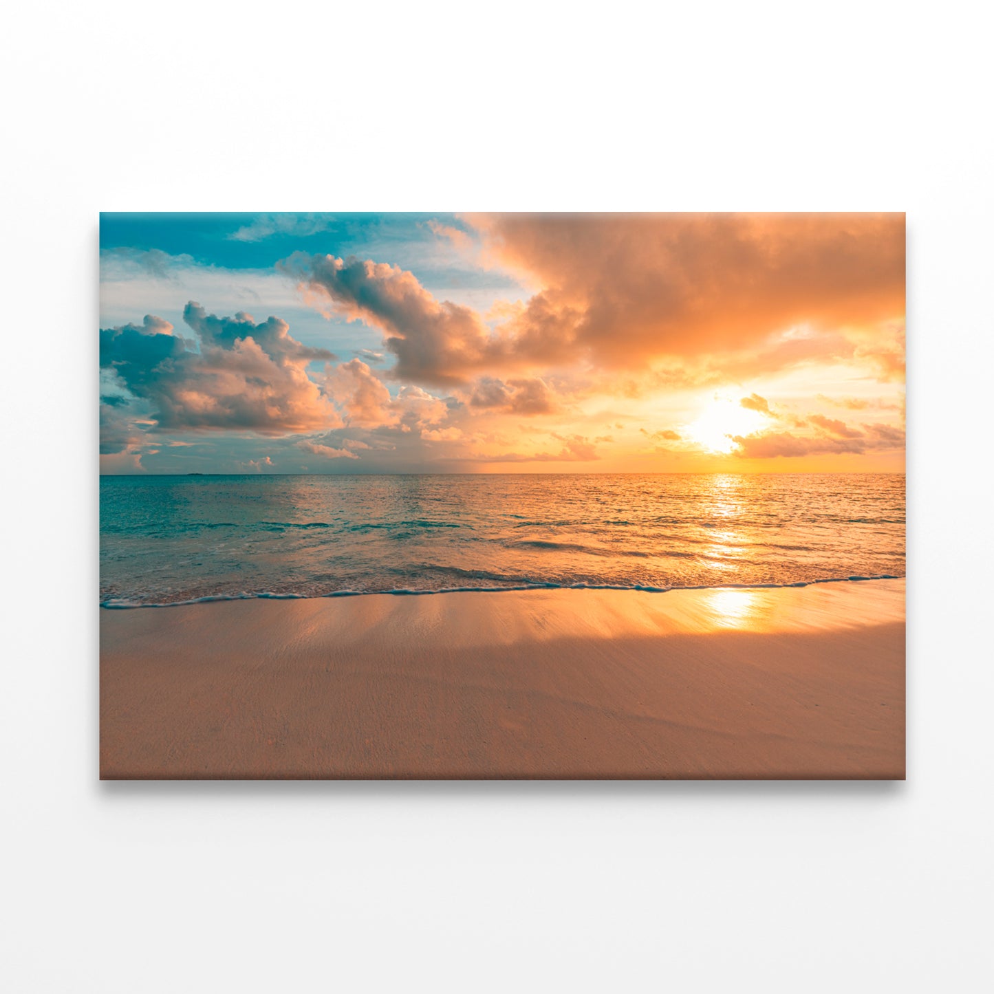 Closeup Beach Sunset Tropical Sky Wall Art Decor 100% Australian Made - Bella Home Decor