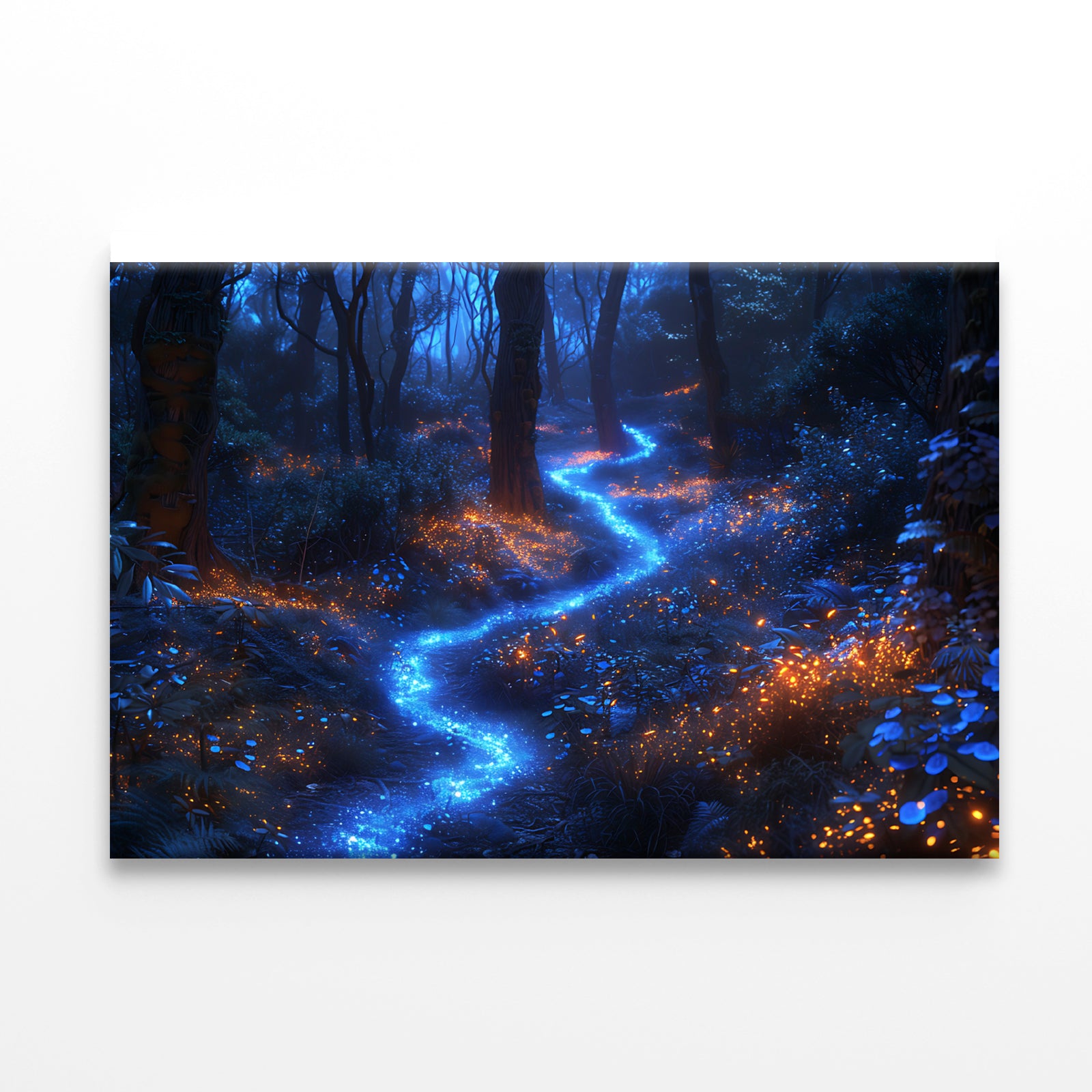 View of Night Forest Print 100% Australian Made - Bella Home Decor