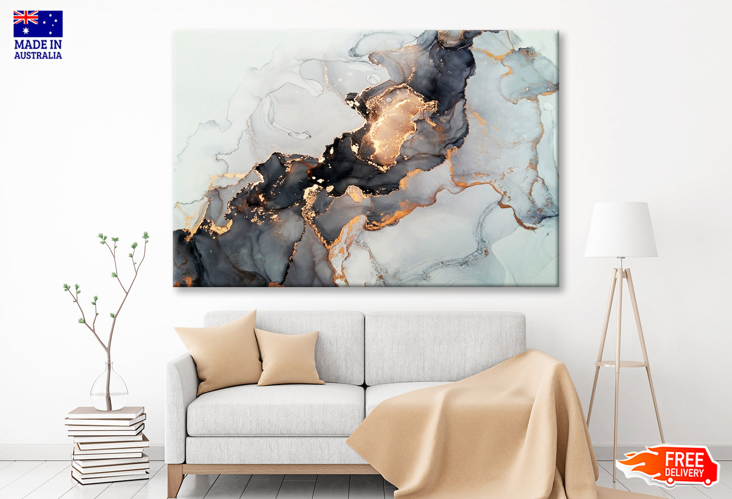 Luxury Abstract Fluid Oil Painting Wall Art Limited Edition High Quality Print