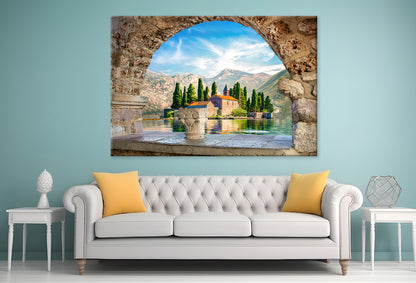 St George Island View from Perast Wall Art Decor 100% Australian Made